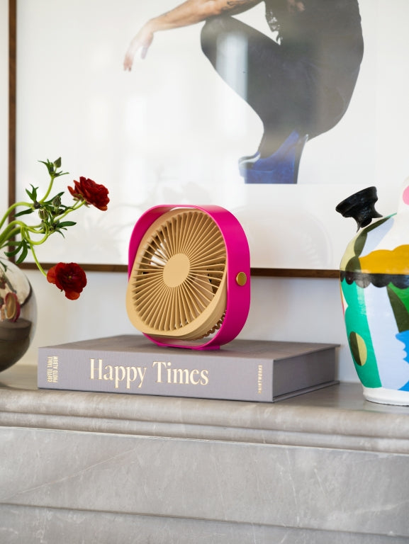 Printworks Tafelventilator - Fantastic - Roze