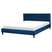 Beliani - FITOU - Tweepersoonsbed - Blauw - 160 x 200 cm - Fluweel