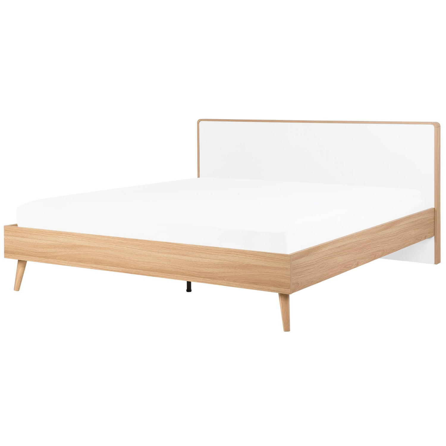 Beliani - SERRIS - Bed - Lichte houtkleur - 180 x 200 cm - MDF