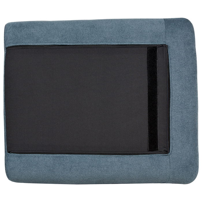 Beliani - VINTERBRO - Hoekbank - Blauw - Rechtszijdig - Polyester