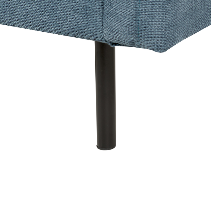 Beliani - VINTERBRO - Hoekbank - Blauw - Rechtszijdig - Polyester