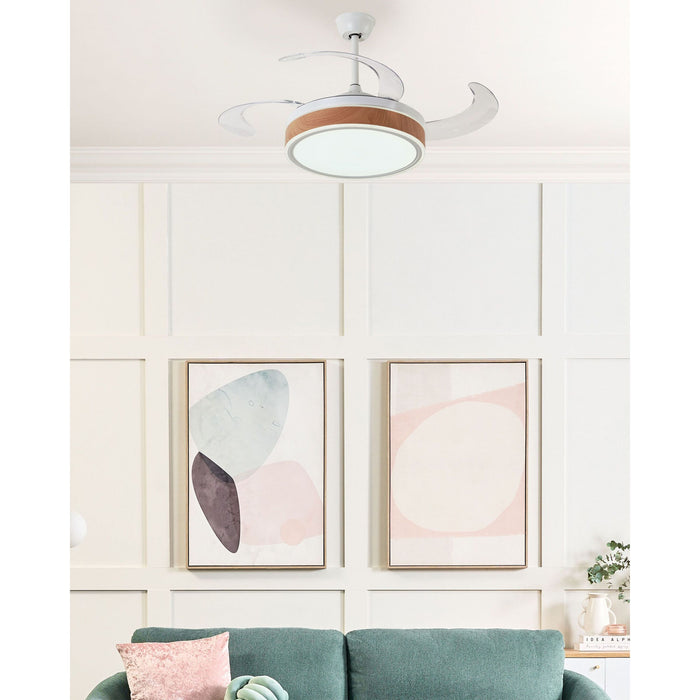 Beliani - FREMONT - Ventilator - Wit - IJzer