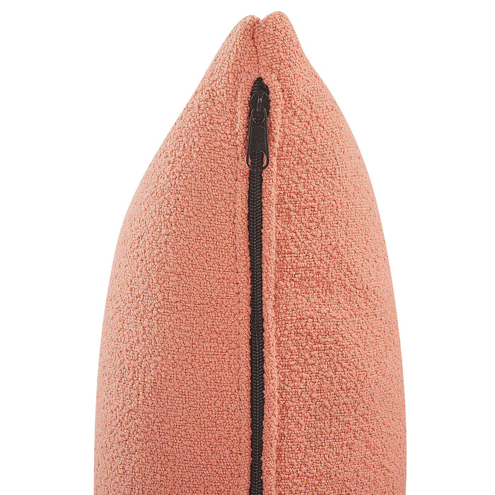 Beliani - CHEVANNES - Chaise longue - Perzik - Linkszijdig - Polyester