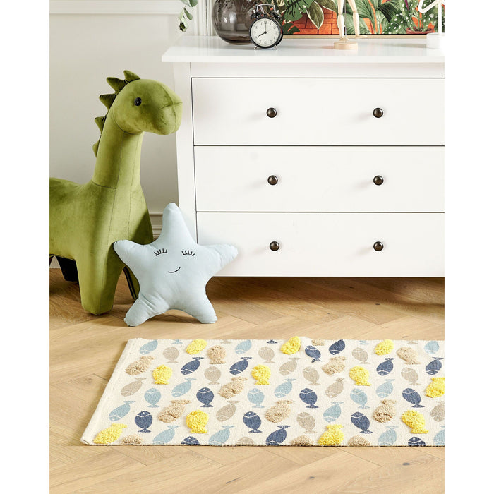 Beliani - IPUH - Vloerkleed - Multicolor - Katoen