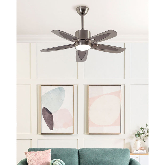 Beliani - COYOTE - Plafondventilator - Zilver - IJzer