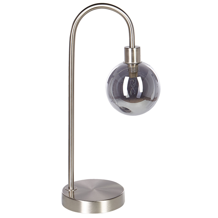 Beliani - RAMIS - Tafellamp - Zilver - Staal