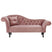 Beliani - LATTES - Chaise longue - Roze - Linkerzijde - Fluweel