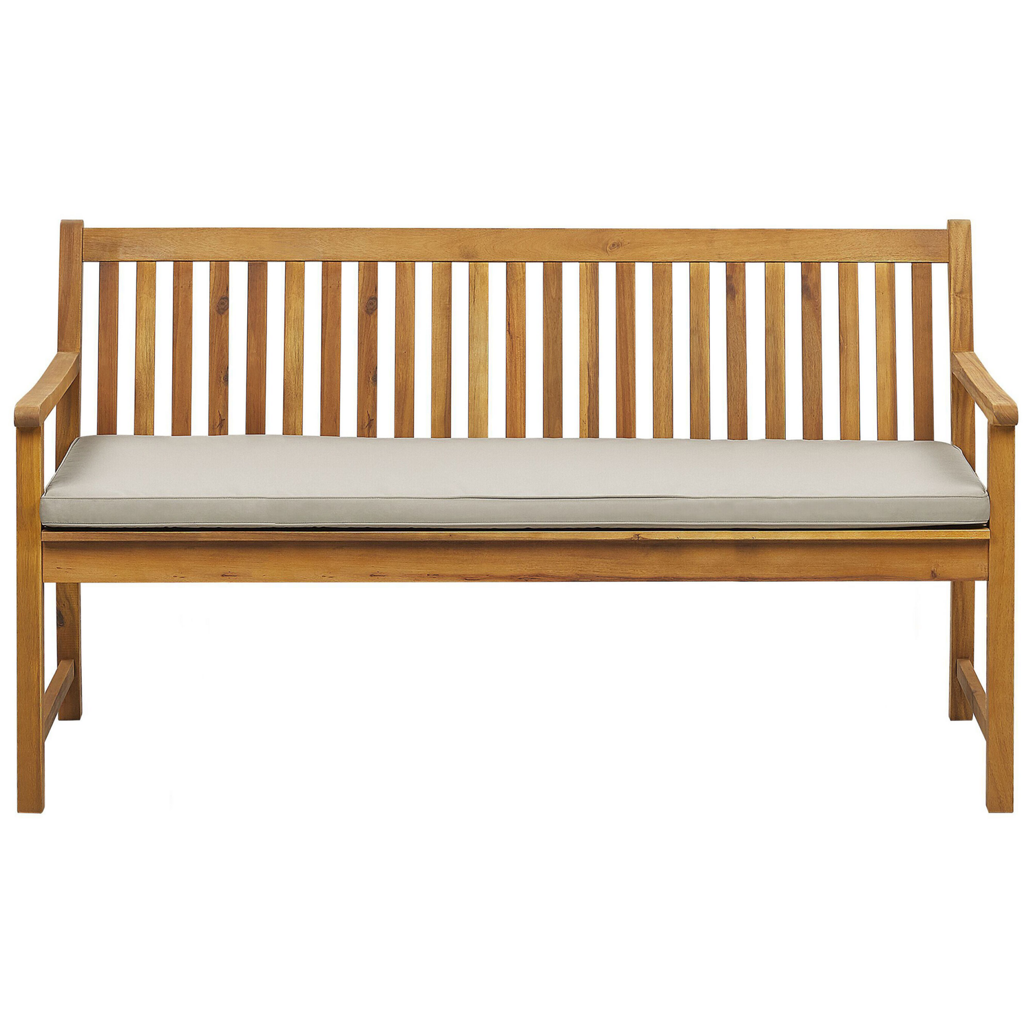 Beliani-VIVARA L-Tuinbank-Lichte houtkleur|Beige-FSC® acaciahout