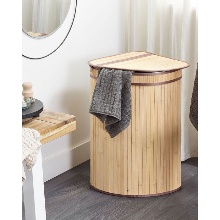 Beliani - BADULLA - Mand - Lichte houtkleur - Bamboehout