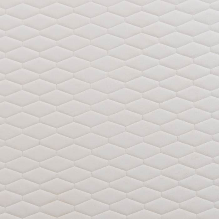 Beliani-BAYONNE-Eenpersoonsbed-Gebroken wit-90 x 200 cm-Fluweel