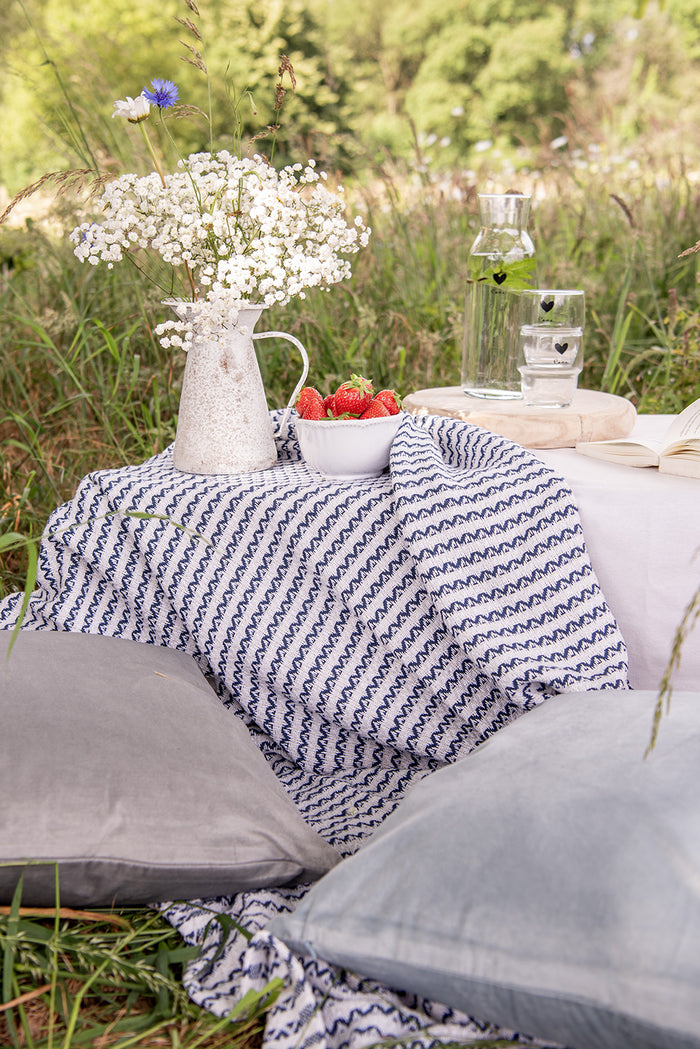 Clayre & Eef Karaf  1000 ml Glas Hart Love Waterkan