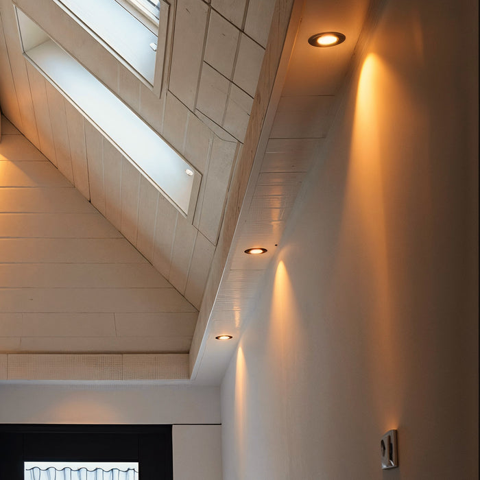 QAZQA Moderne inbouwspot zwart draai- en kantelbaar - Rondoo