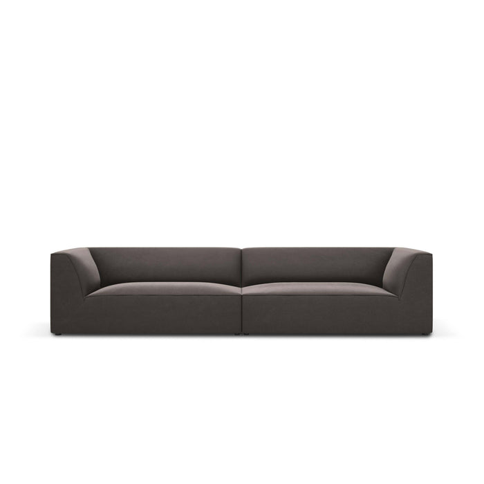 Windsor & Co Sao 4-zitsbank - Velvet - Donkergrijs