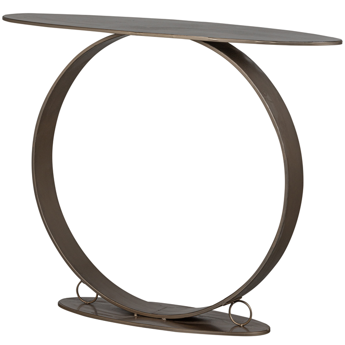 WOOOD Comic Sidetable - Metaal - Champagne - 87x110x35