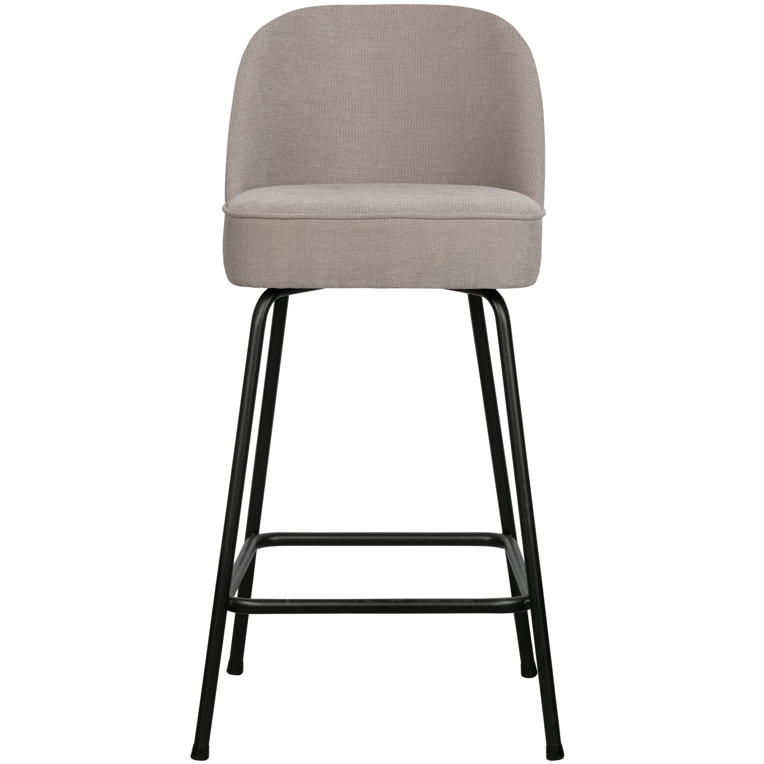 WOOOD Vogue Barkruk H 89 cm - Geweven Stof - Sand