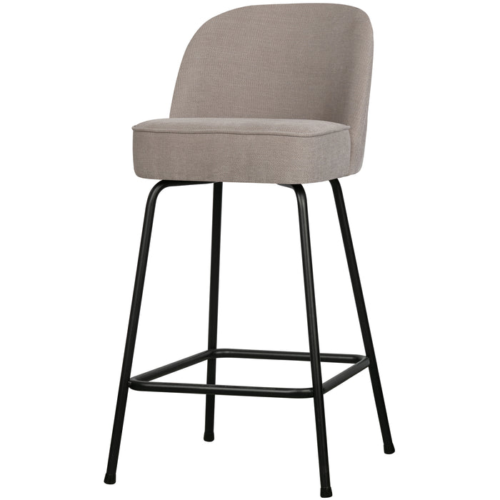 WOOOD Vogue Barkruk H 89 cm - Geweven Stof - Sand
