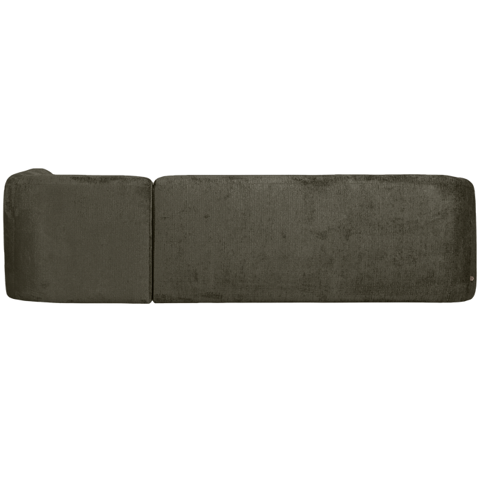 WOOOD Sloping Hoekbank Rechts - Velvet - Frost