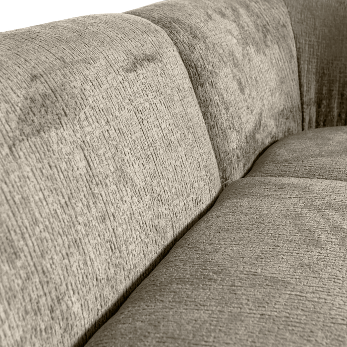 WOOOD Sloping Hoekbank Rechts - Velvet - Wheatfield