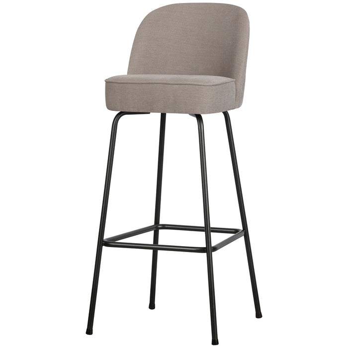 WOOOD Vogue Barkruk H 103 cm - Geweven Stof - Sand