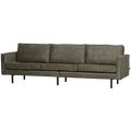 WOOOD Bank 3-Zits Rodeo - Structure Velvet - Frost - 85x277x86