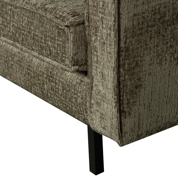 WOOOD Bank 3-Zits Rodeo - Structure Velvet - Frost - 85x277x86