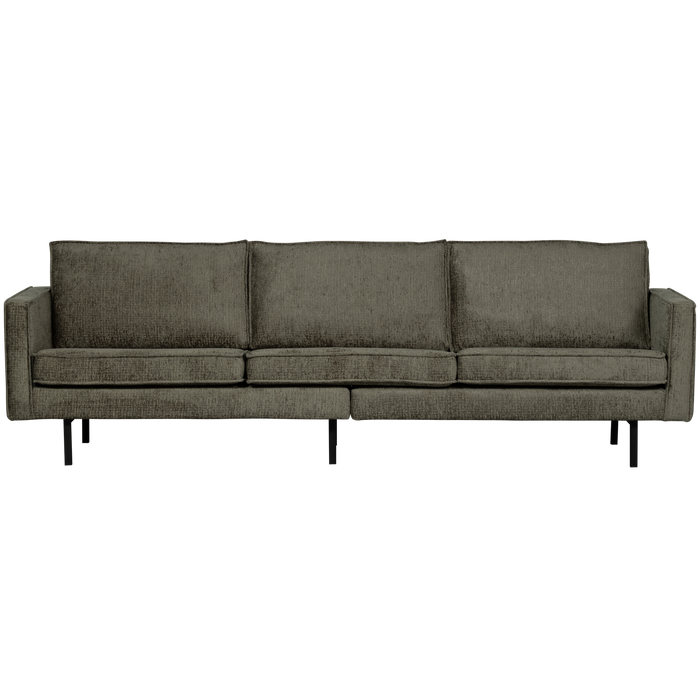 WOOOD Bank 3-Zits Rodeo - Structure Velvet - Frost - 85x277x86
