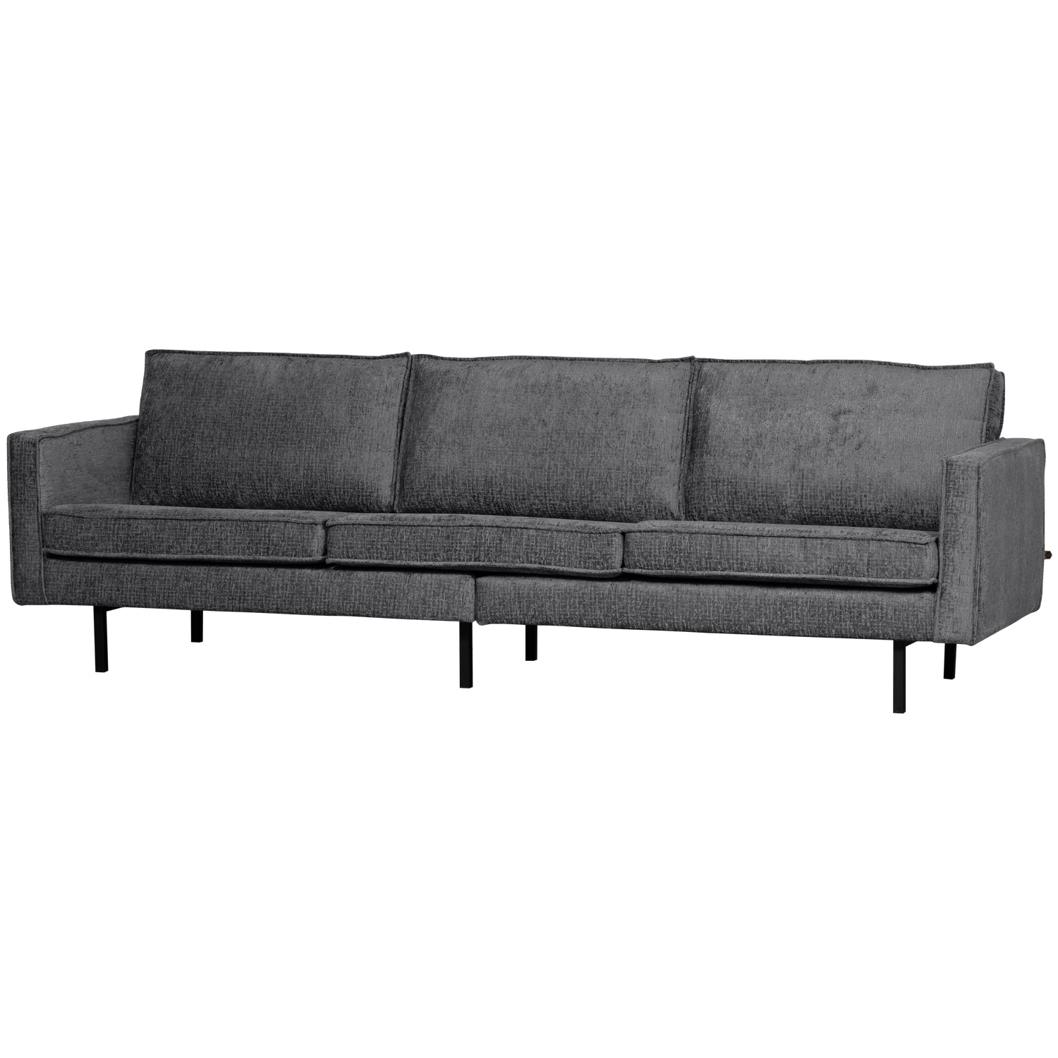 WOOOD Bank 3-Zits Rodeo - Structure Velvet - Mountain - 85x277x86