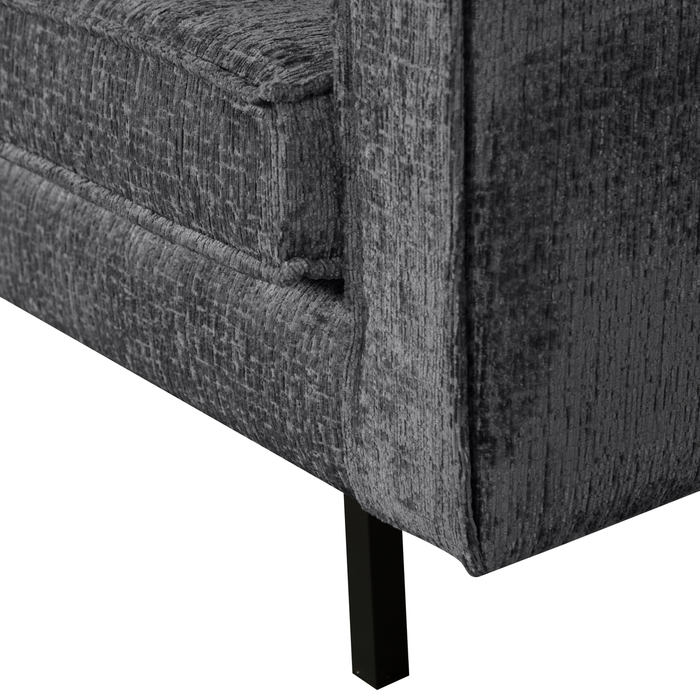 WOOOD Bank 3-Zits Rodeo - Structure Velvet - Mountain - 85x277x86