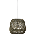 WOOOD Moza Hanglamp - Bamboe - Groen - 36x36x36