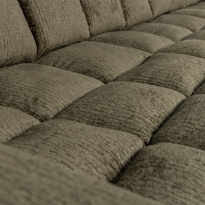 WOOOD Second Date Chaise Longue Rechts - Structure Velvet - Bonsai
