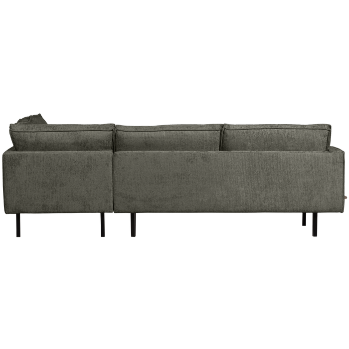 WOOOD Hoekbank Rechts Rodeo - Velvet - Frost - 85x266x213