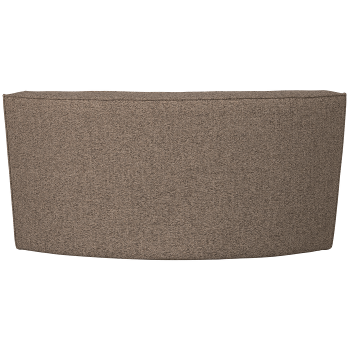 WOOOD Europa 2-Zits Eetbank - Polyester  - Bruin - 133x133x87