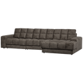 WOOOD Second Date Chaise Longue Rechts - Structure Velvet - Mountain