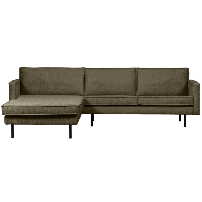 WOOOD Chaise Longue Links Rodeo - Velvet - Bonsai - 85x300x155