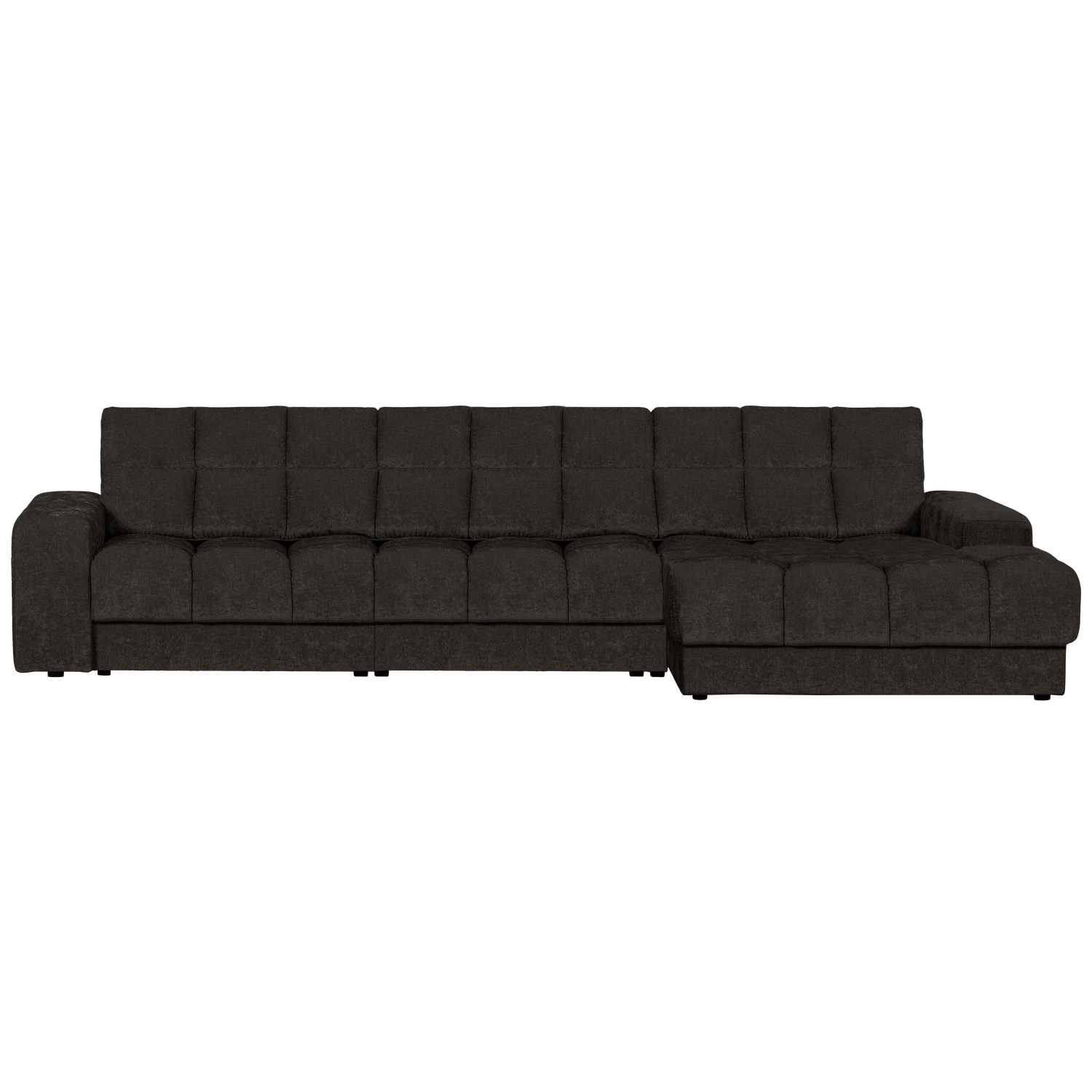 WOOOD Second Date Chaise Longue Rechts - Vintage - Antraciet