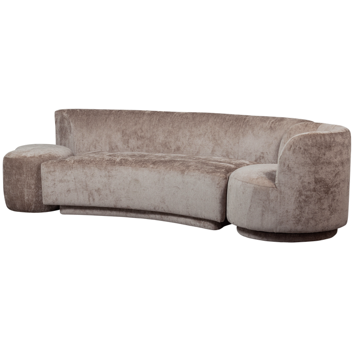 WOOOD Combi-Popular Modulaire Bank - Chenille - Taupe - 72x345x97