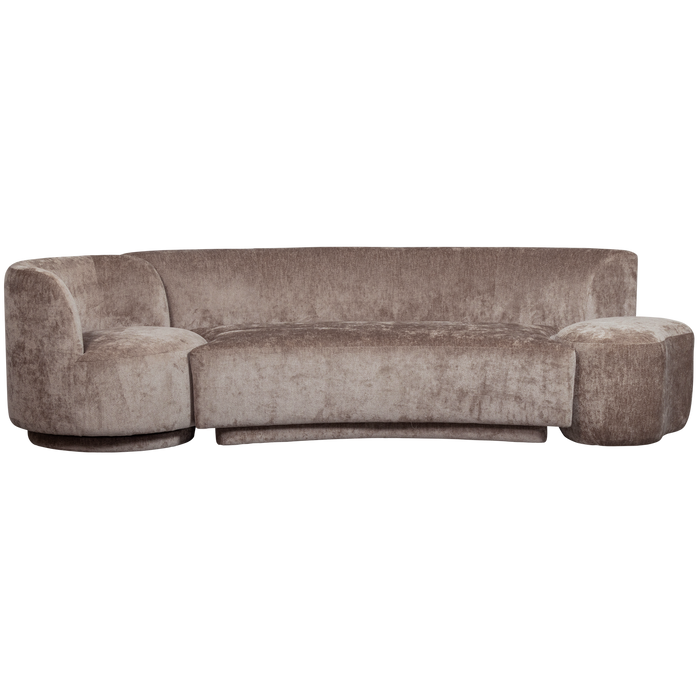 WOOOD Combi-Popular Modulaire Bank - Chenille - Taupe - 72x345x97