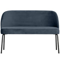 WOOOD Vogue Eetbank - Velvet - Teal - 83x120x59