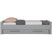 WOOOD Dennis Bed Incl. Lade|Lattenrol - Betongrijs - 53x219x95