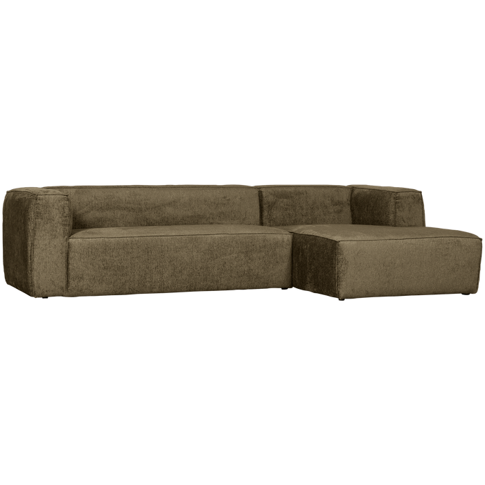 WOOOD Bean Hoekbank met Chaise Longue Rechts - Velvet - Moss