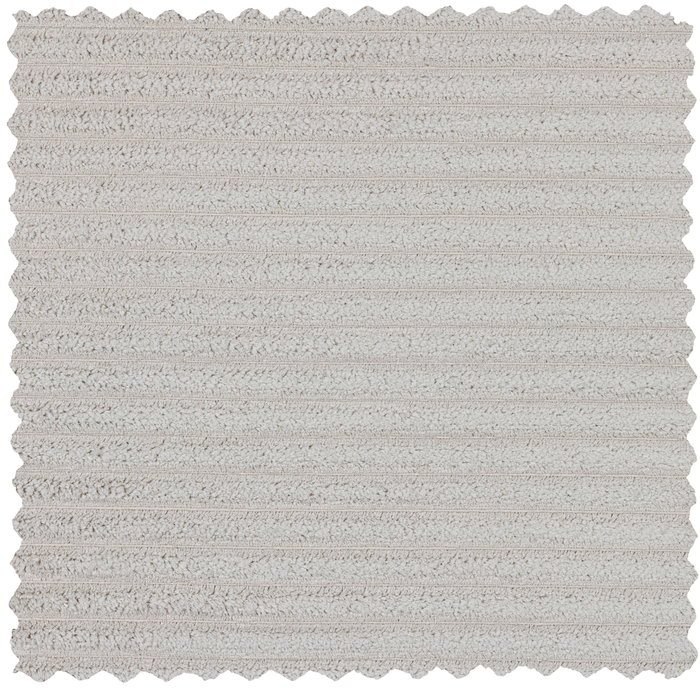 WOOOD Bean Hoekbank Links - Ribstof - Naturel