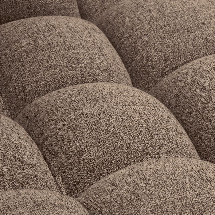 WOOOD Allure Chaise Longue Bank Rechts - Polyester - Bruin -79x324x165