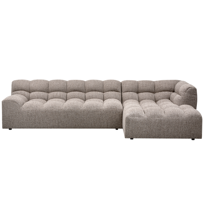 WOOOD Allure Chaise Longue Bank Rechts - Stof - Klei - 79x324x165