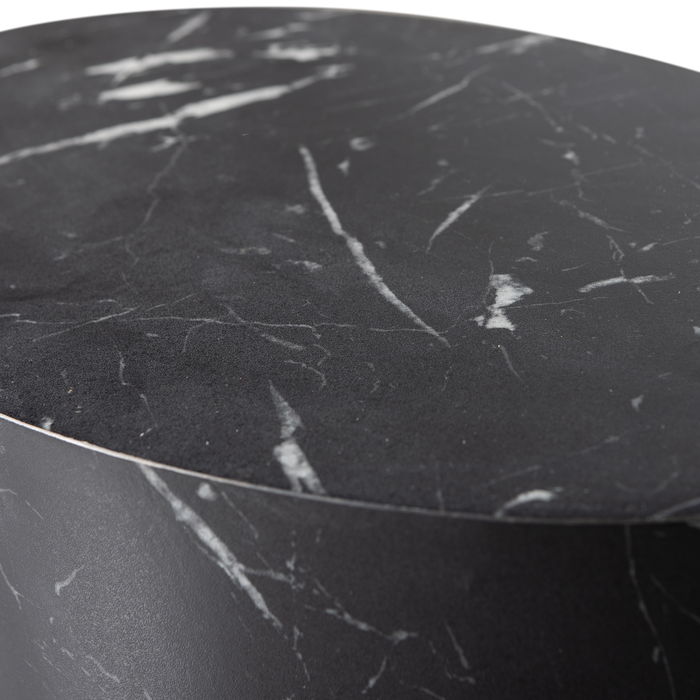 WOOOD Quint Bijzettafel - MDF - Zwart - 40x48x33