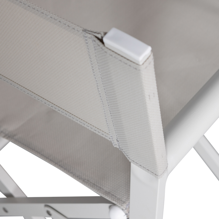 vtwonen Director Tuinklapstoel - Aluminium - Dust - 81x56x49