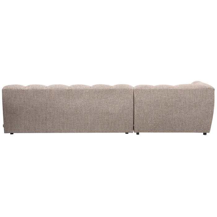 WOOOD Allure Chaise Longue Bank - Polyester - Bruin Melange-79x324x165