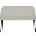 WOOOD Vogue Eetbank - Velvet - Naturel - 83x120x59