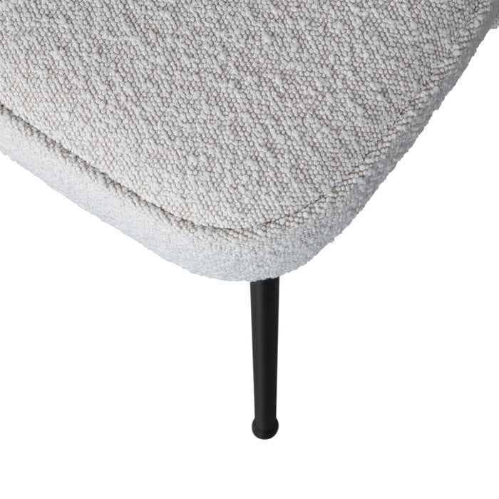 WOOOD Vogue Eetbank - Velvet - Naturel - 83x120x59