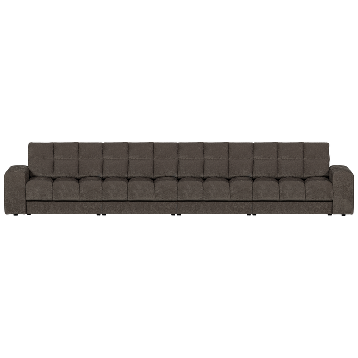 WOOOD Second Date 4-zits Bank - Vintage - Warm Grijs