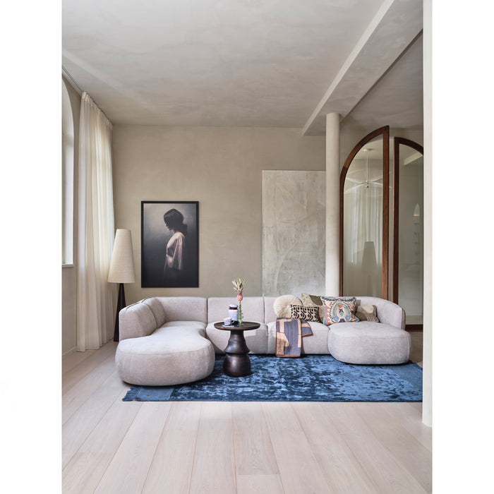 WOOOD Polly Bank Links- Polyester - Zand - 71x353x150|245
